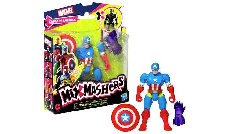 Marvel Mixmasher Captain America Figure