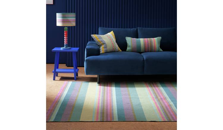 Margo Selby Buster Green Flatweave Rug - 160x230cm