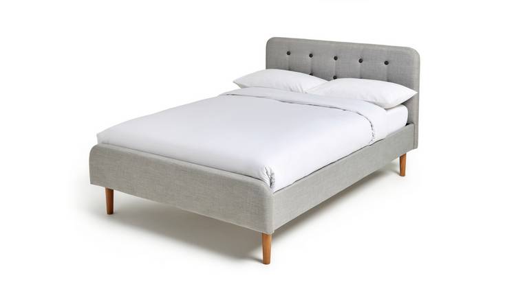 Habitat Aspen Double Fabric Bed Frame - Grey