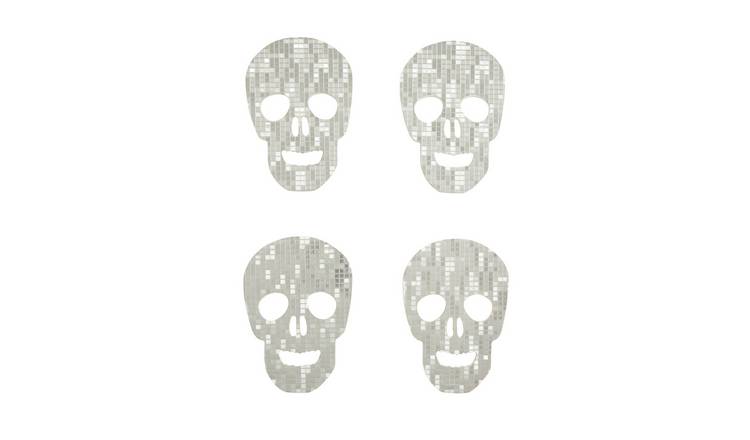 Argos Home Set of 4 Skeleton Coasters