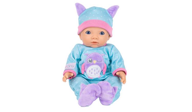 My First Tiny Treasures Night Owl Doll Sleepsuit