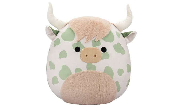 Squishmallows 20 inch Celestino Green Cow Plush
