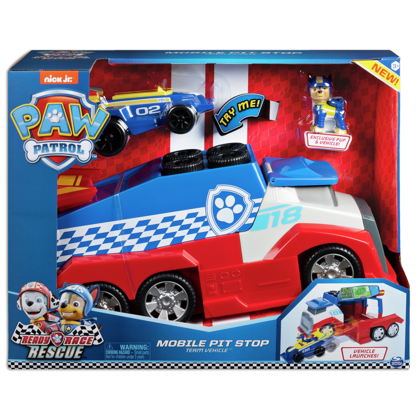 PAW Patrol Ready Race Rescue Mobile Pit Stop Review