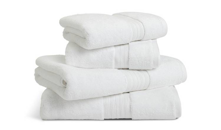 Habitat Egyptian Cotton 4 Piece Towel Bale - White