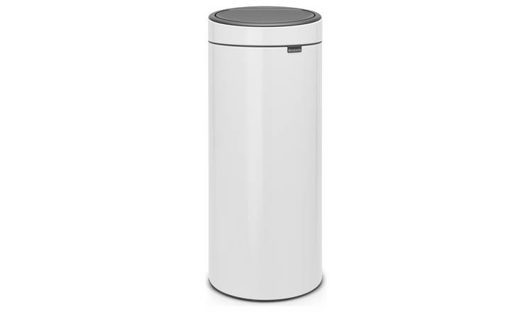 Brabantia 30 Litre Touch Top Bin - White