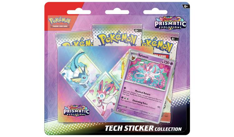 Pokemon SV8 Sylveon Sticker Collection-Pack of 5