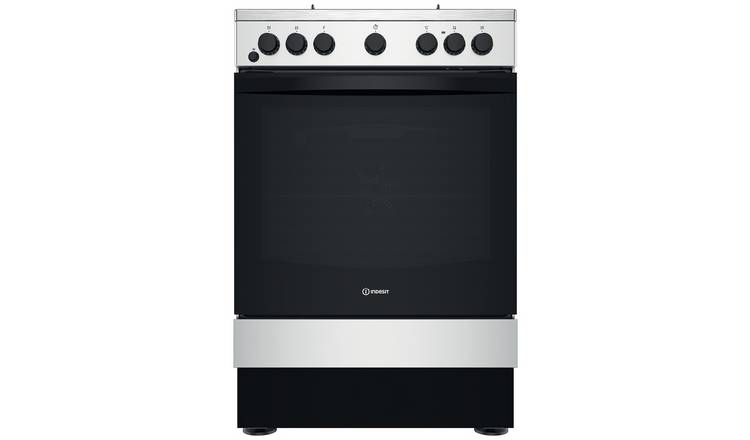 Indesit IS67G5PHX/UK 60cm Dual Fuel Cooker - S/Steel