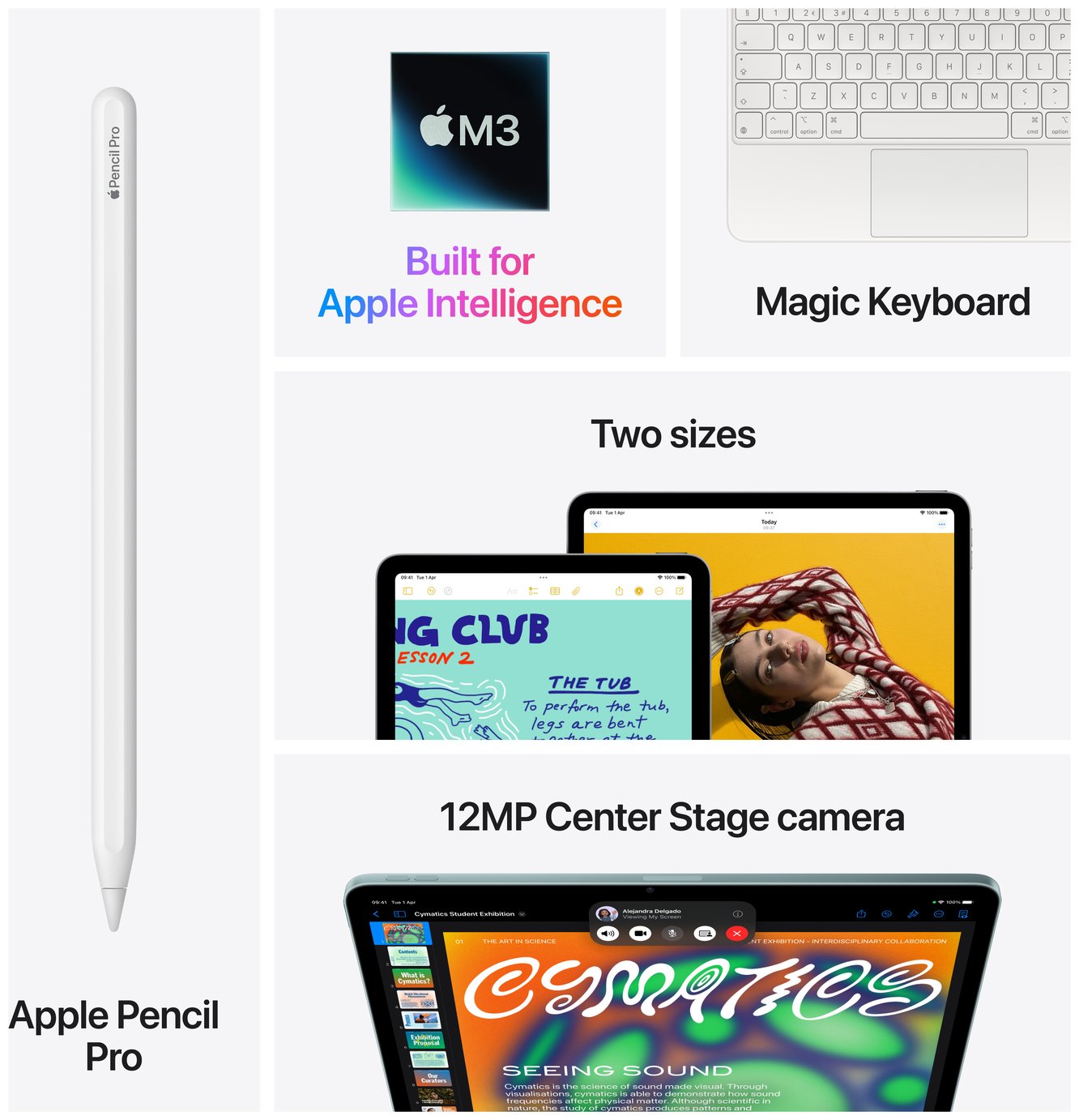 Buy Apple iPad Air 2025 11 Inch Wi-Fi 256GB - Purple | iPad | Argos