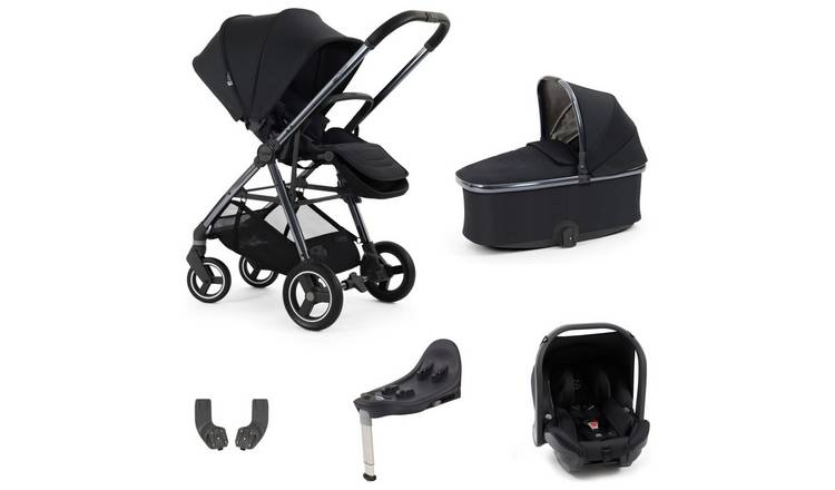 BabyStyle Oyster Gravity+ 5 Piece Travel System - Carbonite