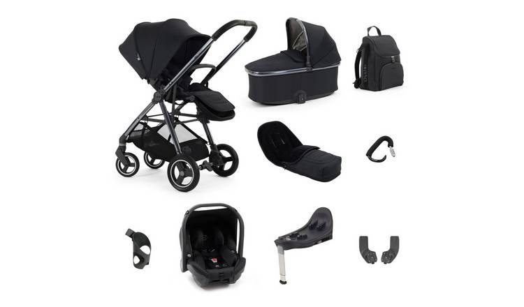 BabyStyle Oyster Gravity+ 9 Piece Travel System - Carbonite