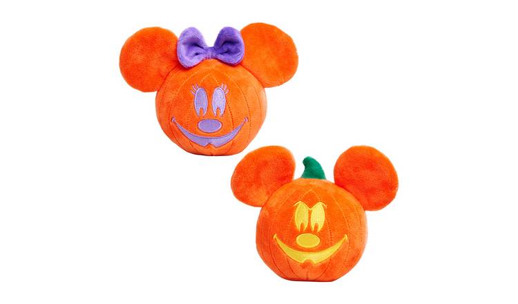 Disney Mickey and Minnie Mouse Pumpkin Plush