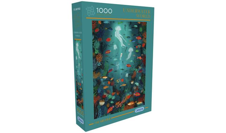 Gibsons The Art File Underwater World 1000 Piece Puzzle