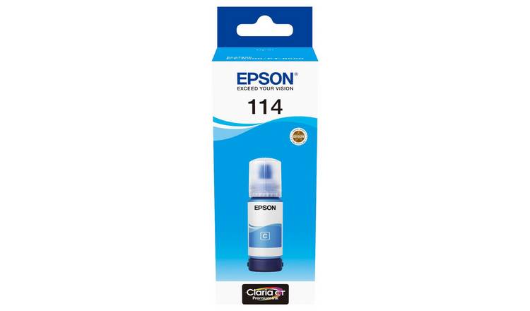 Epson 114 EcoTank Ink Bottle Refill - Cyan