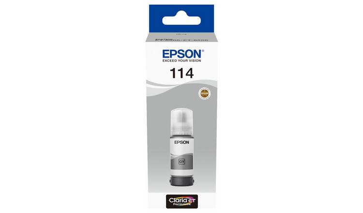 Epson 114 EcoTank Ink Bottle Refill - Grey