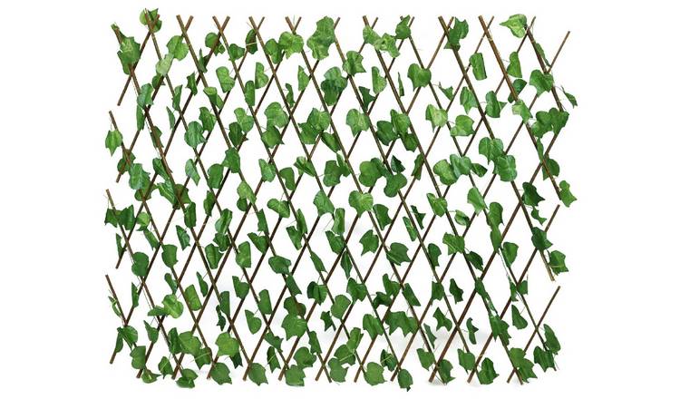 Streetwize Faux Garden Trellis with Solar Lights