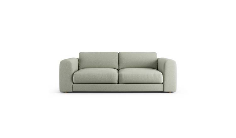 Habitat Ayr Fabric 4 Seater Sofa - Sage Green