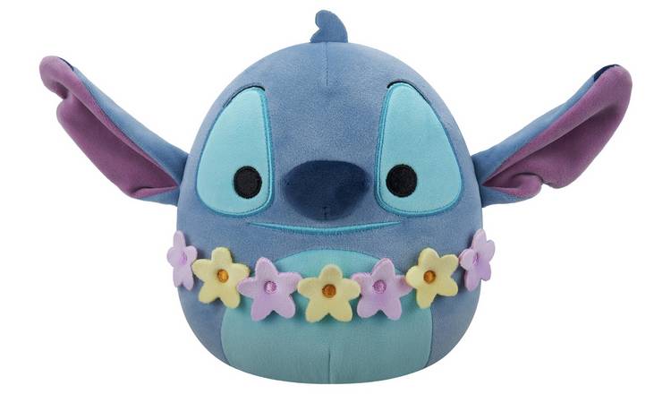 Squishmallows Disney10 inches Stitch Wearing Lei Plush