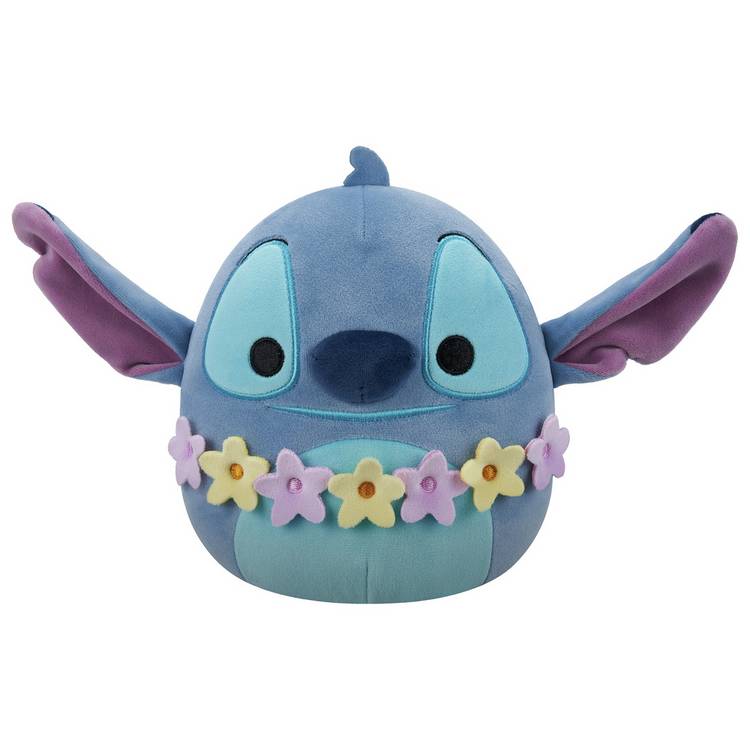 Squishmallows Disney Stitch Wearing  Lei 10 inch Plush 0