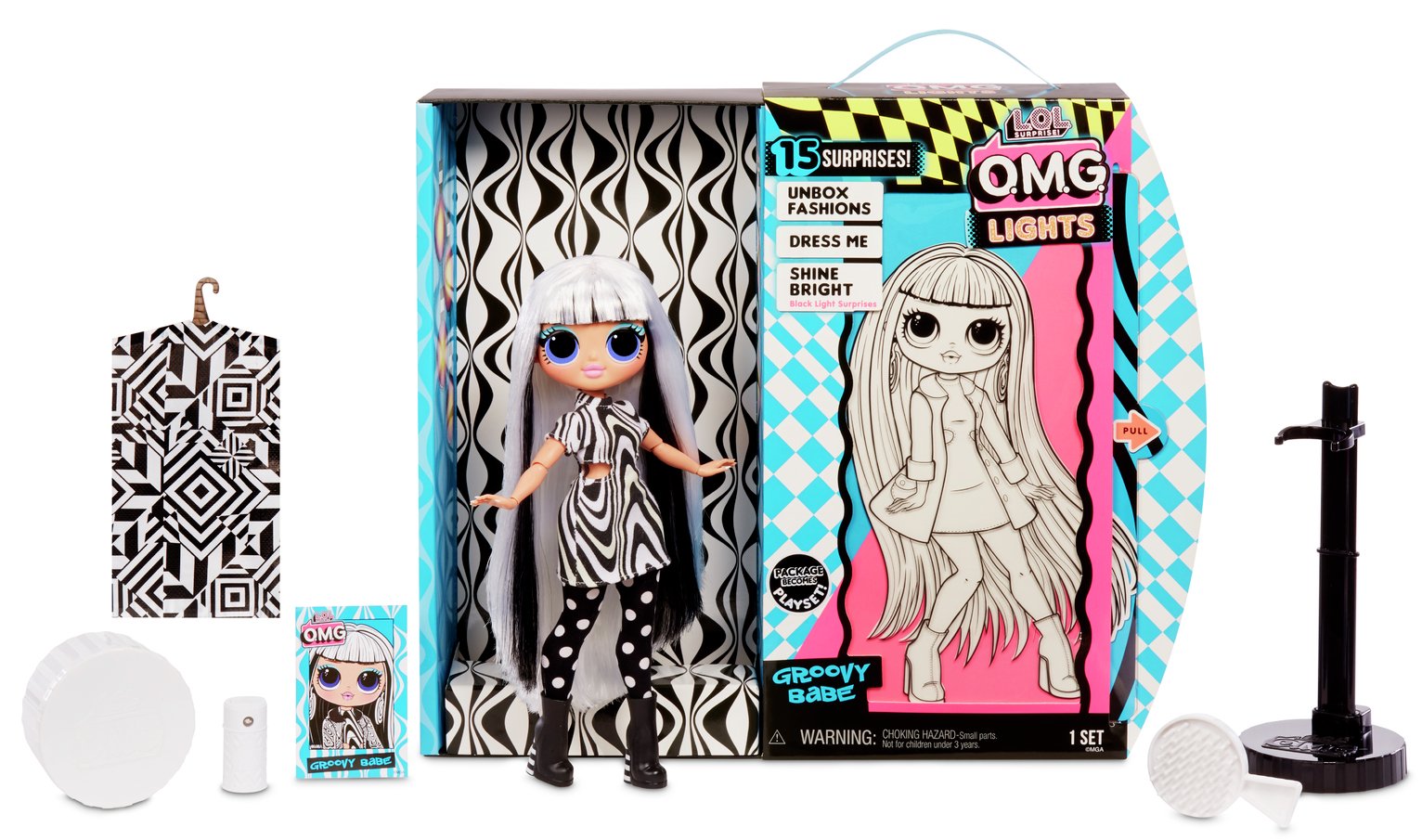 LOL Surprise OMG Lights Groovy Babe Fashion Doll Review