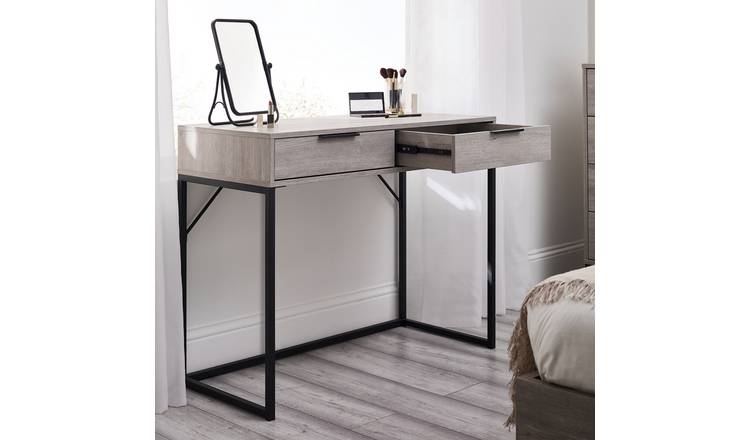Julian Bowen Bali 2 Drawer Dressing Table - Grey