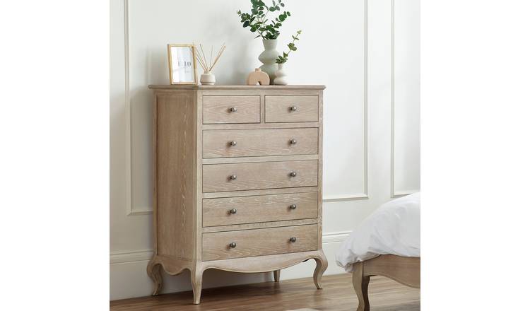 Julian Bowen Camille 6 Drawer Chest - Oak