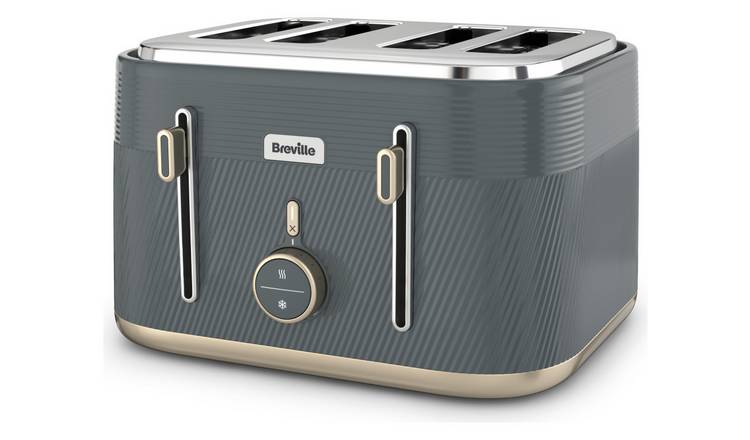 Breville VTT972 4-Slice Toaster - Grey