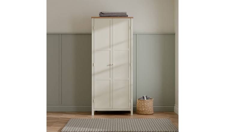 Julian Bowen Coxmoor 2 Door Wardrobe - Ivory
