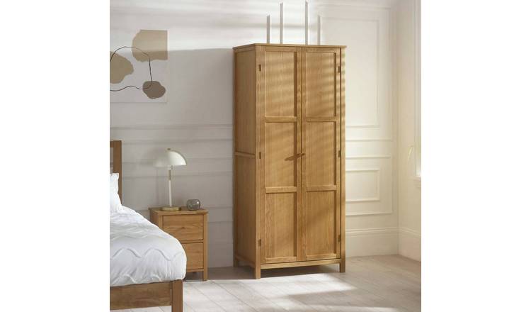 Julian Bowen Coxmoor 2 Door Wardrobe - Oak