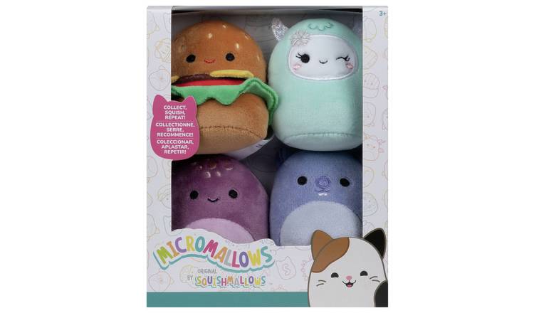 Squishmallows Micromallows Plush-Pack of 4
