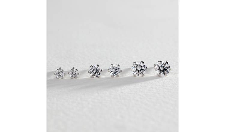 Argos cubic zirconia on sale studs