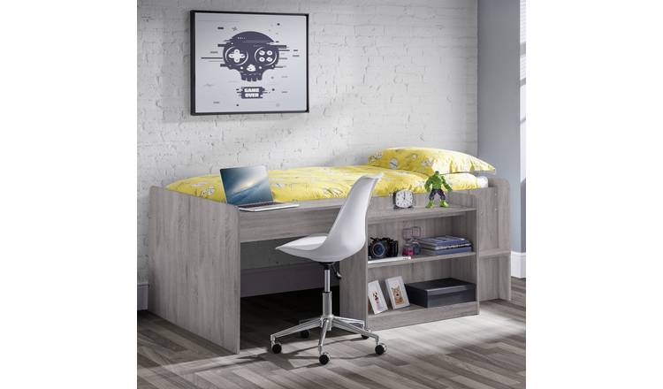 Julian Bowen Neptune Single Midlseeper Bed - Grey