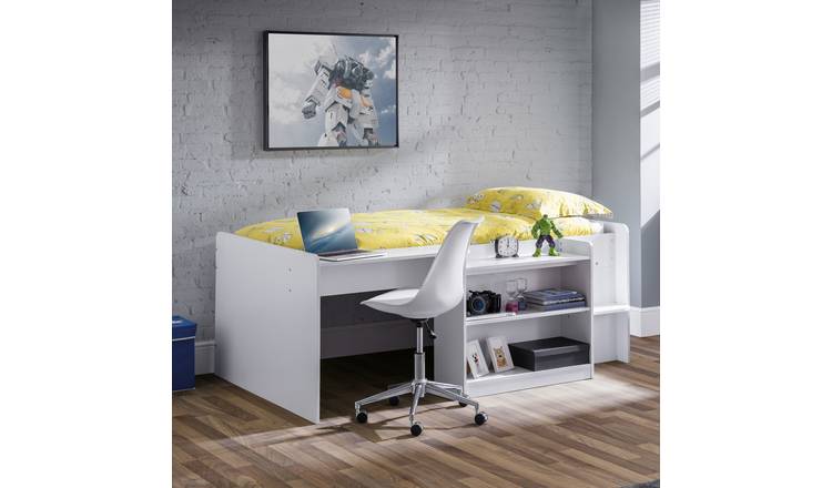 Julian Bowen Neptune Single Midsleeper Bed - White