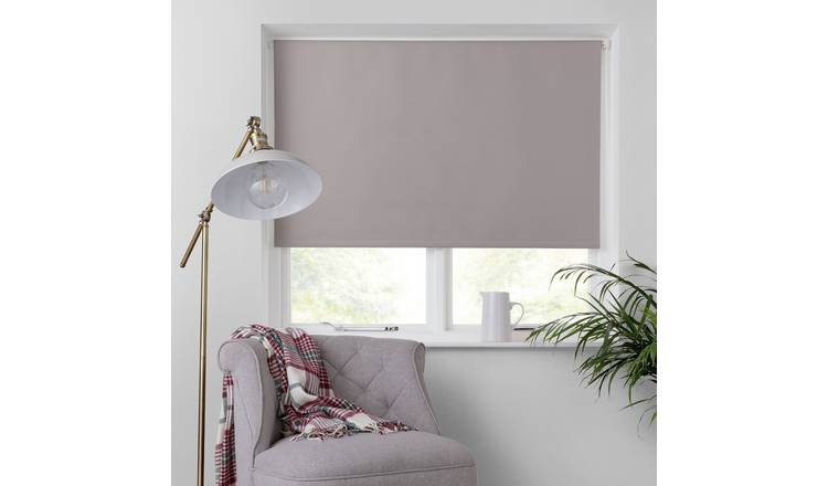 Argos Home Blackout Taupe Roller Blind - 90cm