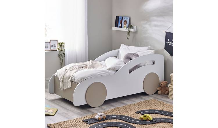 Julian Bowen Atlantis Car Toddler Bed - White