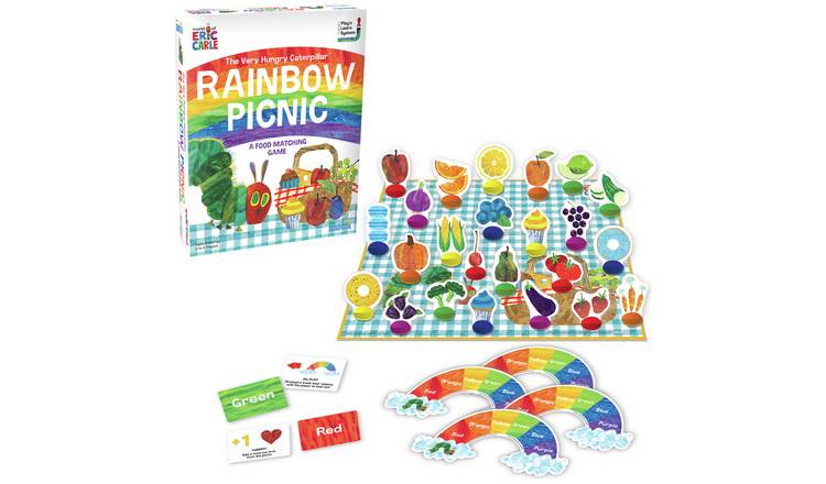 The Very Hungry Caterpillar Rainbow Picnic Matching Game