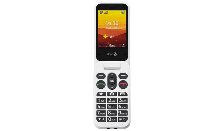 SIM Free Doro Leva L30 Mobile Phone - Graphite and White