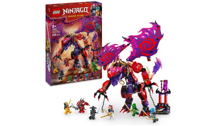 LEGO NINJAGO Thunderfang Dragon of Chaos Role-Play Toy 71832