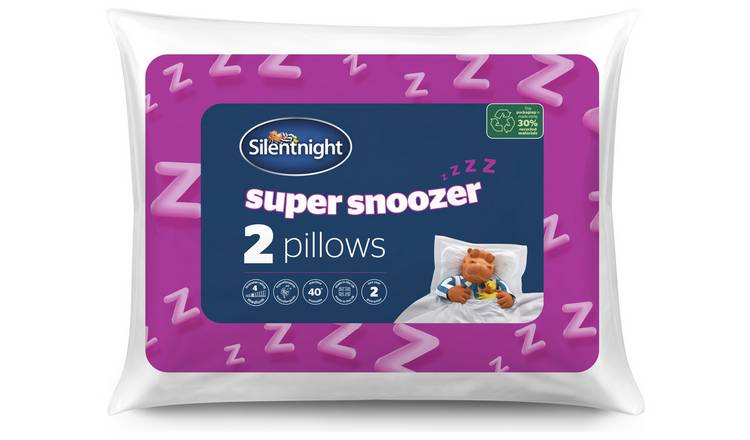 Silentnight Super Snoozer Medium Pillow - 2 Pack
