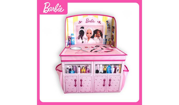 Barbie 2 in 1 Foldable Role Play Vanity Storage