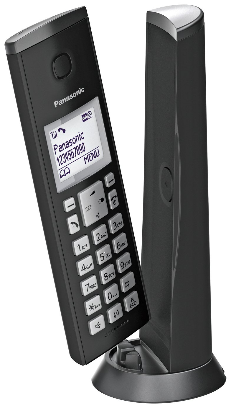 Panasonic KX-TGK220EB Cordless Telephone Dect-Black Single