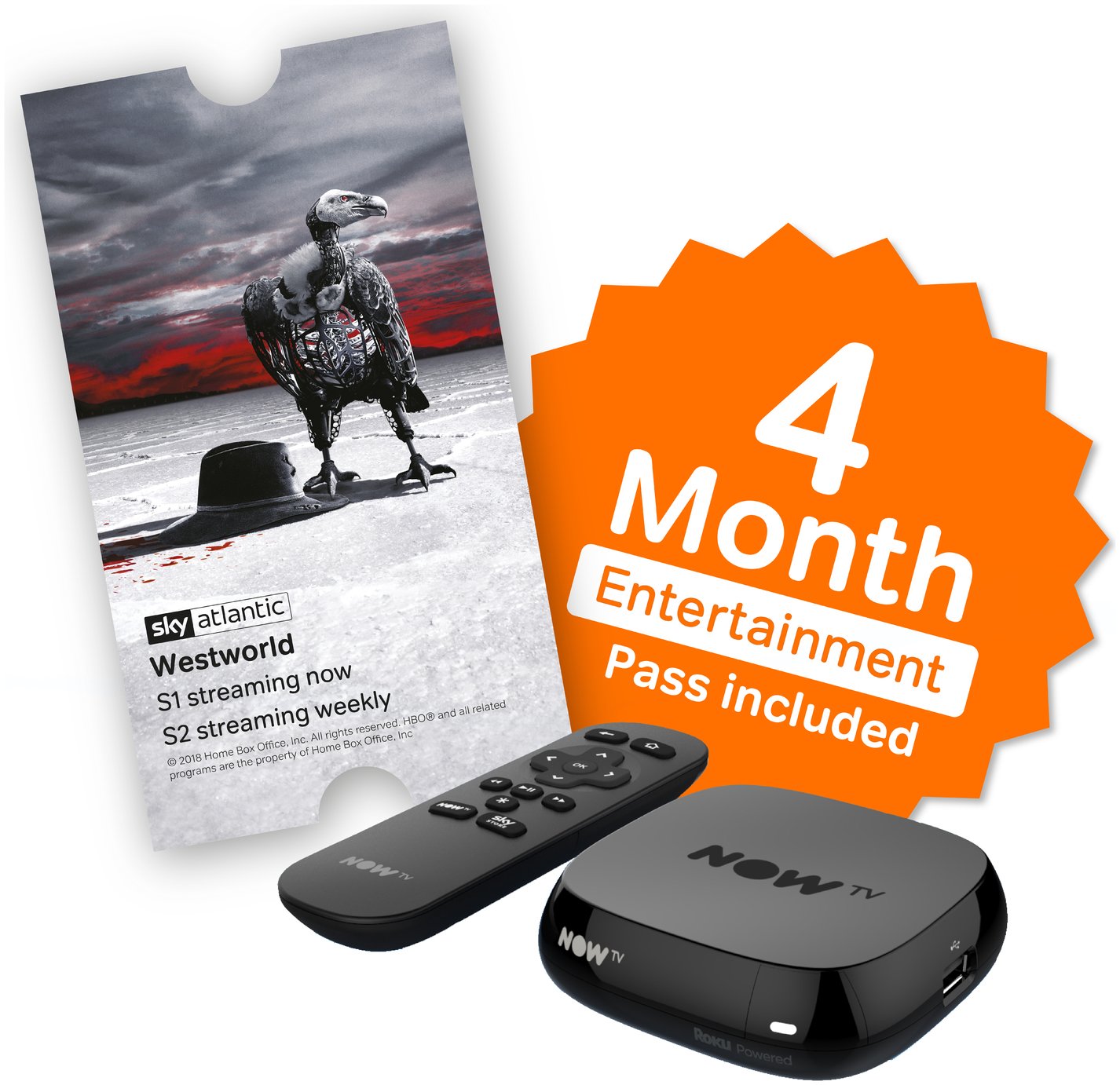 Sky box discount office on roku