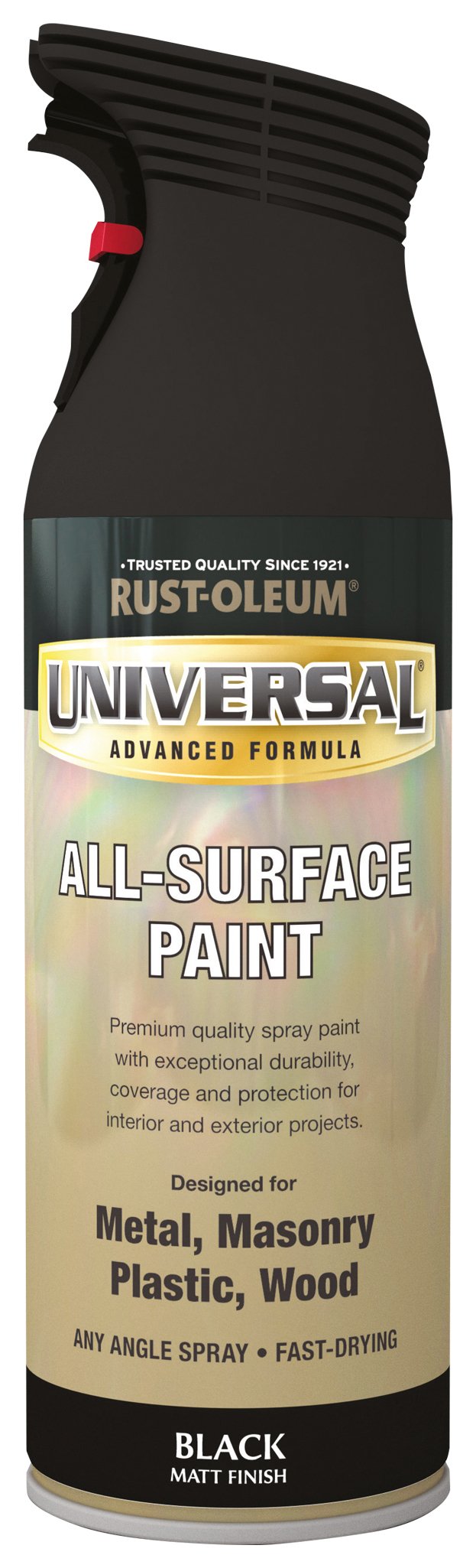 Rust-Oleum All Surface Spray Paint 400ml - Matt Black Review