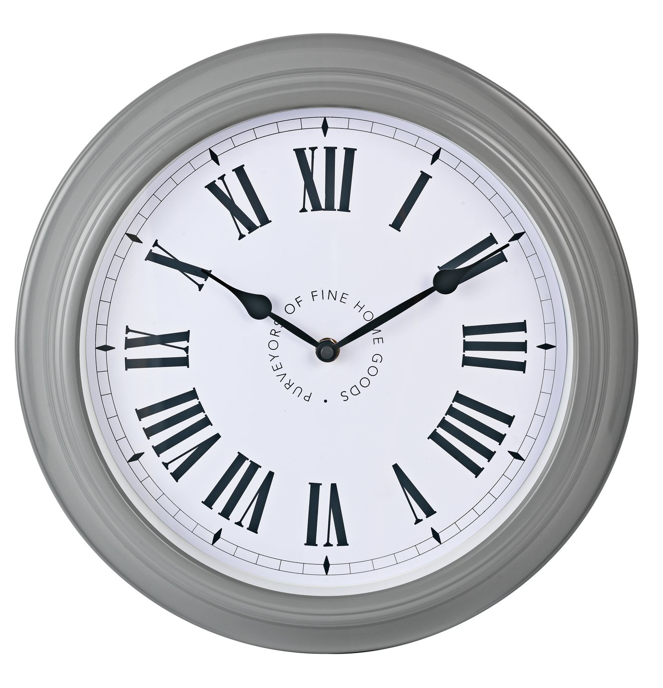 Argos Home Stationary Wall Clock - Grey