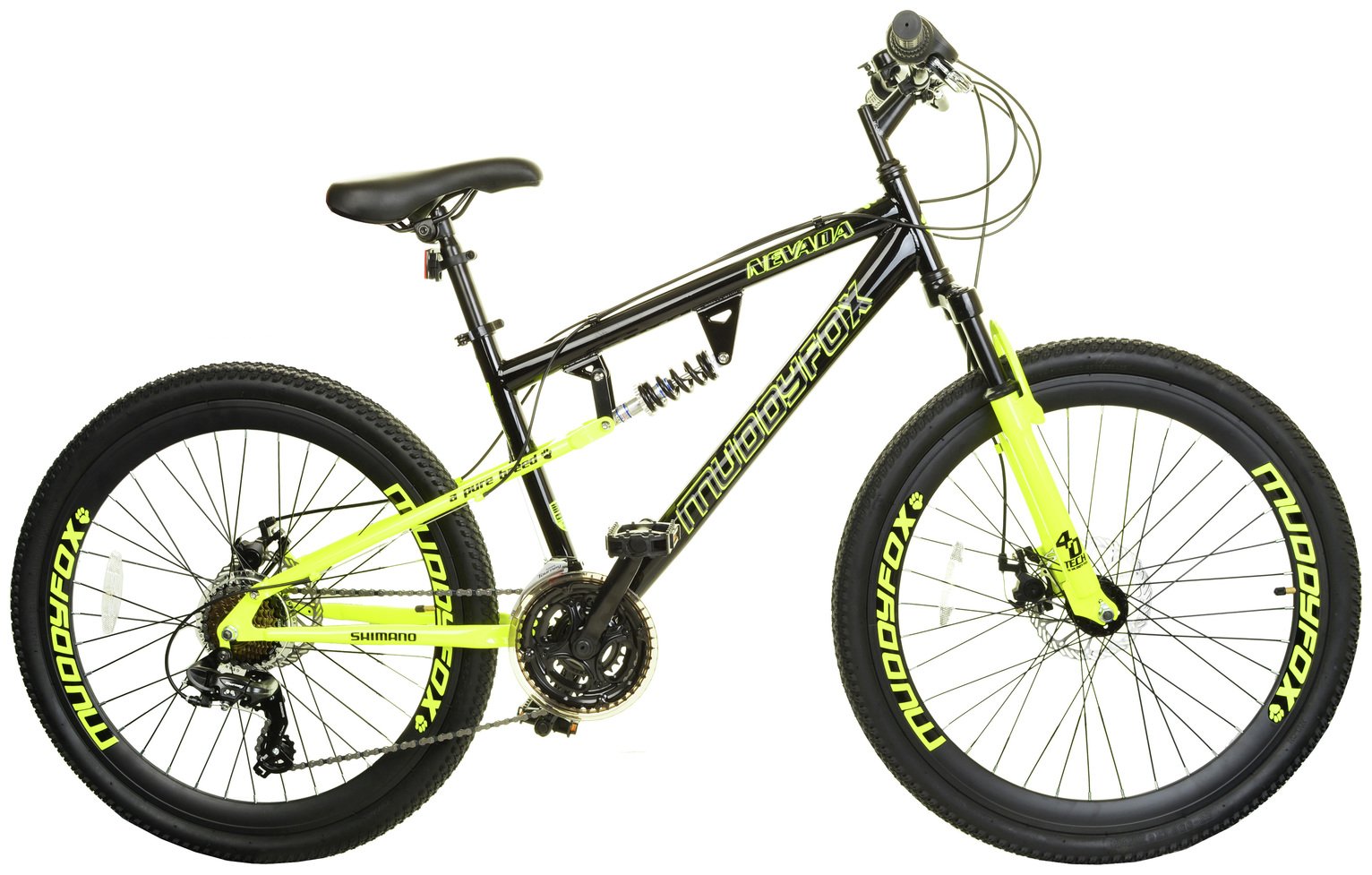 muddyfox typhoon 24 inch dual suspension bike