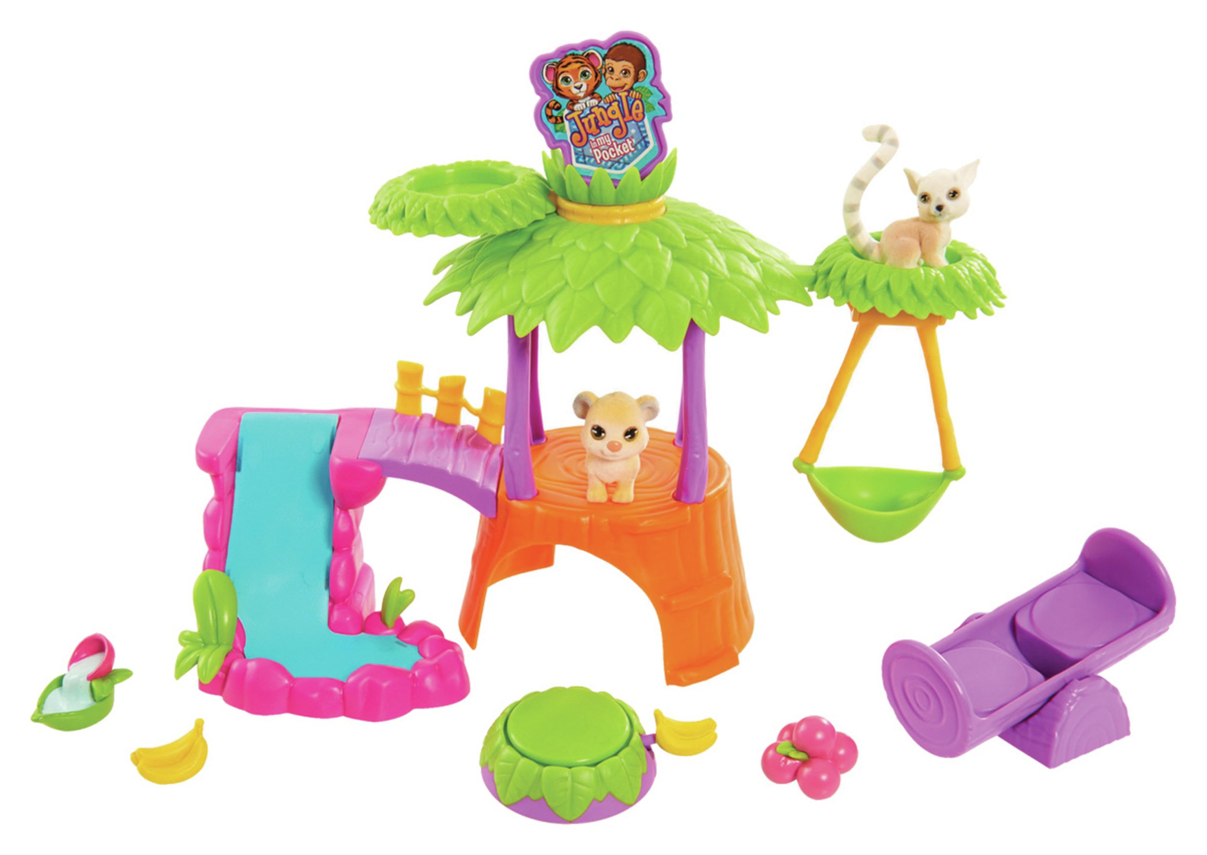 Jungle in my Pocket Treehouse Playset