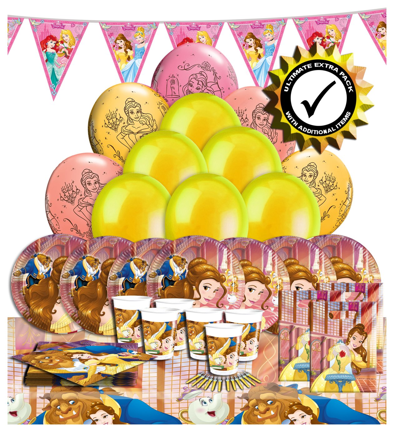 Disney Ultimate Extra Beauty and the Beast Party Pack Reviews