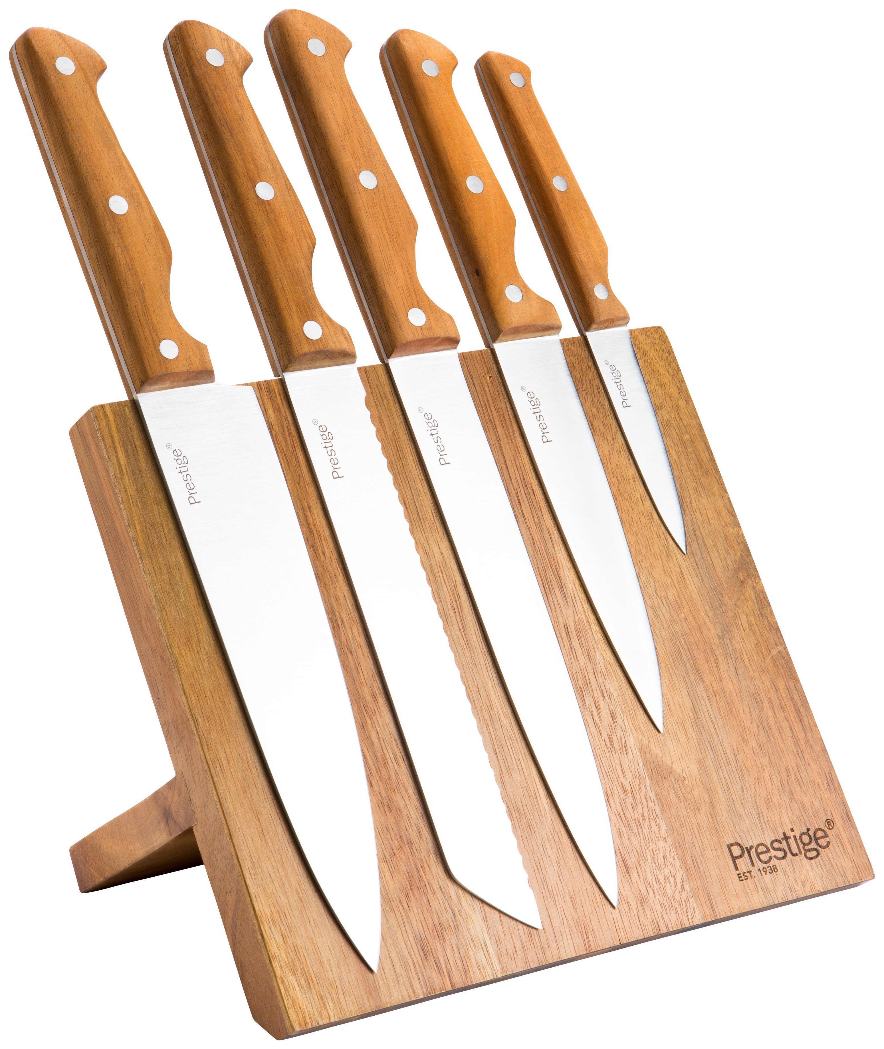 Prestige Moments 6 Piece Magnetic Knife Block.