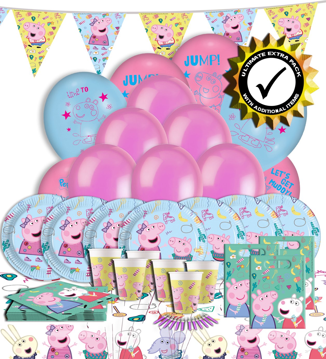 Peppa Pig Ultimate Extra Peppa Pig Party Pack (7474574) | Argos Price ...