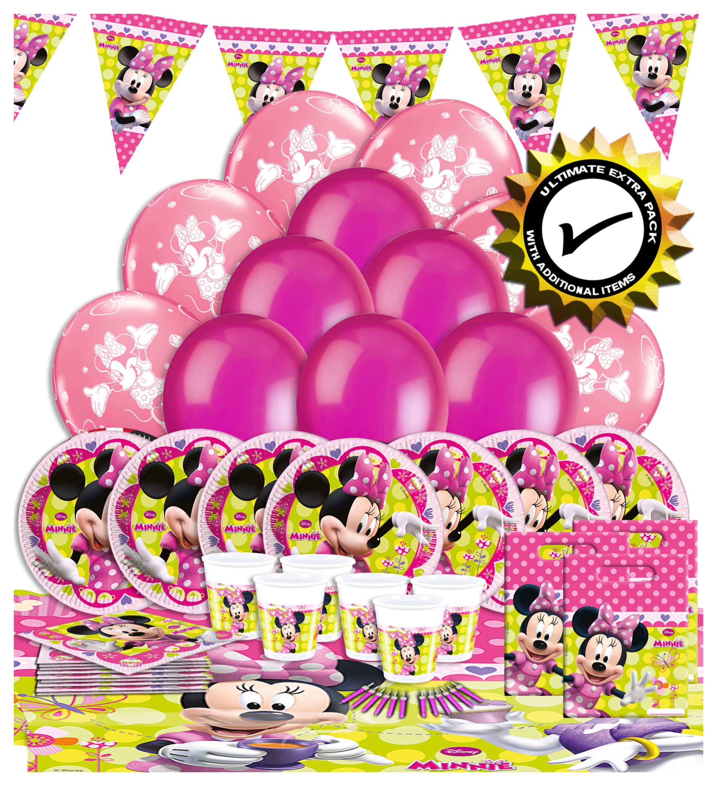 Ultimate Extra Disney Minnie Mouse Party Pack