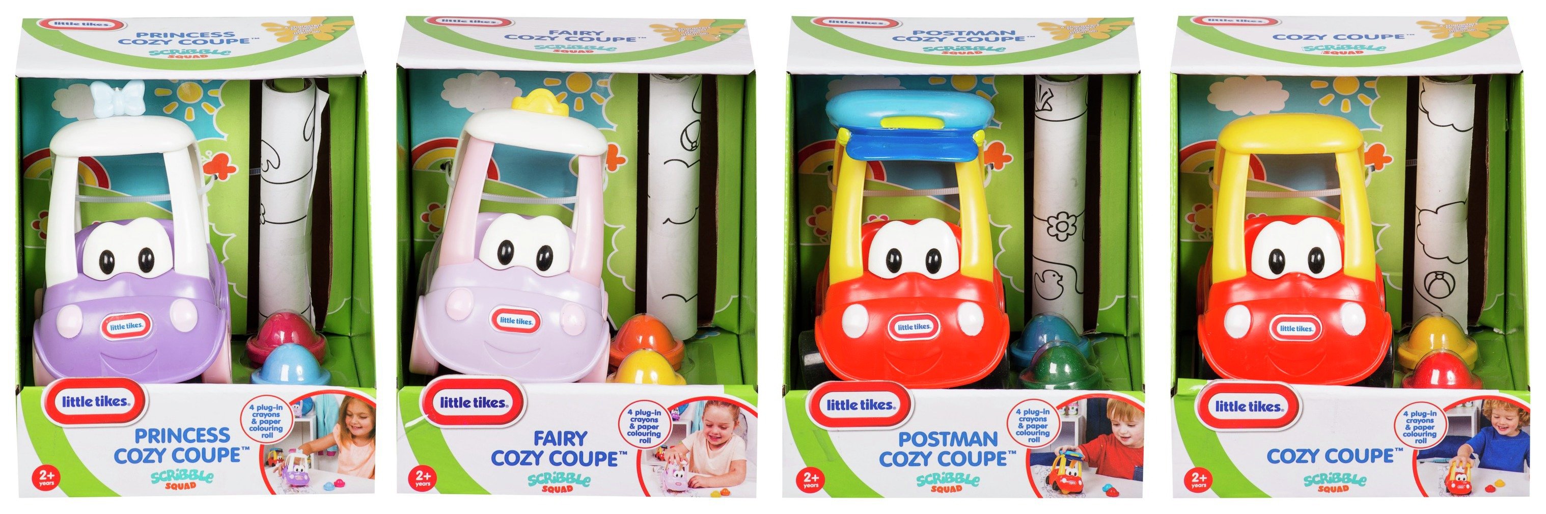 Little Tikes Scribble Squad Cosy Coupe Assortment.